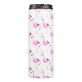 Roze lamingos 2 thermosbeker (Achterkant)