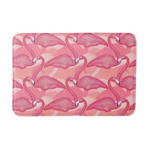 Roze lamingos badmat