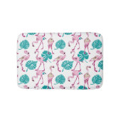 Roze lamingos badmat (Voorkant)