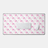 Roze lamingos bureaumat (Keyboard & Muis)