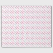 Roze lamingos cadeaupapier (Vlak)
