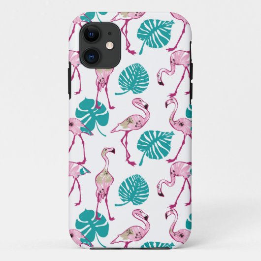 Roze lamingos Case-Mate iPhone case (Achterkant)