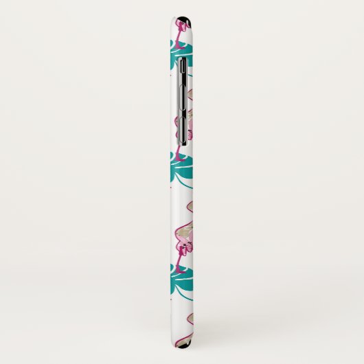 Roze lamingos Case-Mate iPhone case (Achterkant/links)