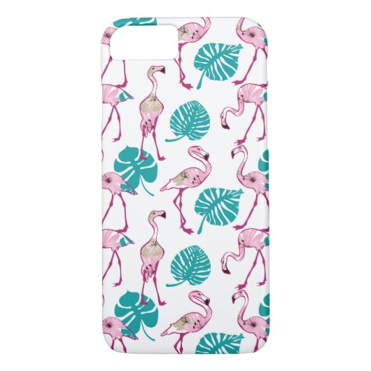 Roze lamingos Case-Mate iPhone case (Achterkant)