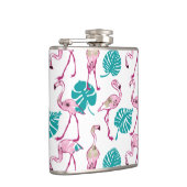 Roze lamingos heupfles (Rechts)