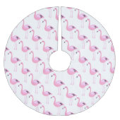 Roze lamingos kerstboom rok (Voorkant)
