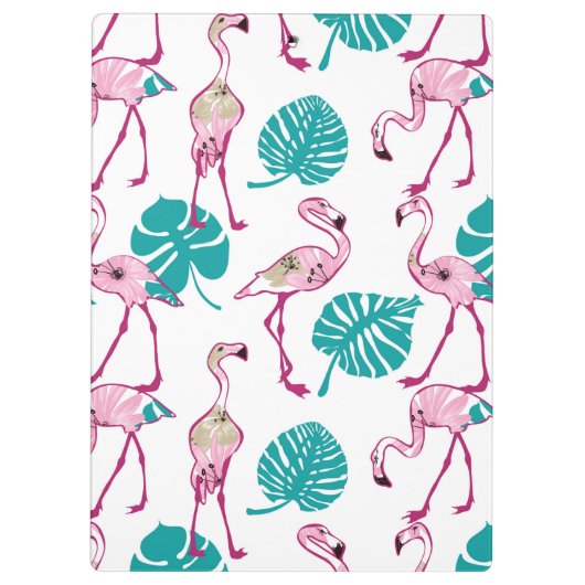 Roze lamingos klembord (Achterkant)