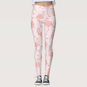 roze lamingos leggings