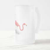 Roze lamingos matglas bierpul (Voorkant rechts)