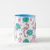 Roze lamingos mok (Midden)