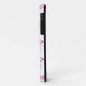 Roze lamingos | Monogram Case-Mate iPhone Case (Achterkant/links)