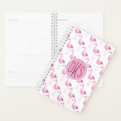 Roze lamingos | Monogram Planner (Display)