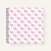 Roze lamingos notitieboek (Voorkant)