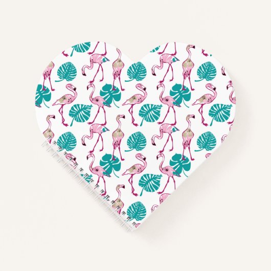 Roze lamingos notitieboek (Voorkant)