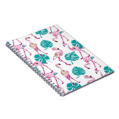 Roze lamingos notitieboek (Rechterzijde)