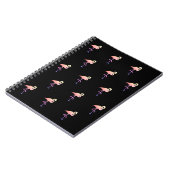 Roze lamingos notitieboek (Linkerzijde)