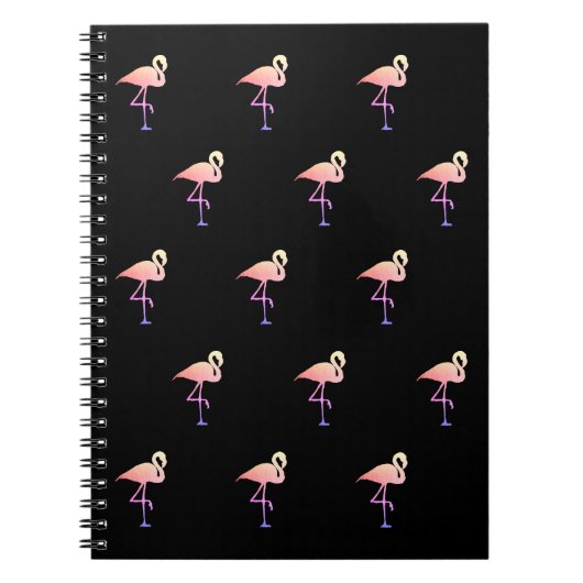 Roze lamingos notitieboek (Voorkant)