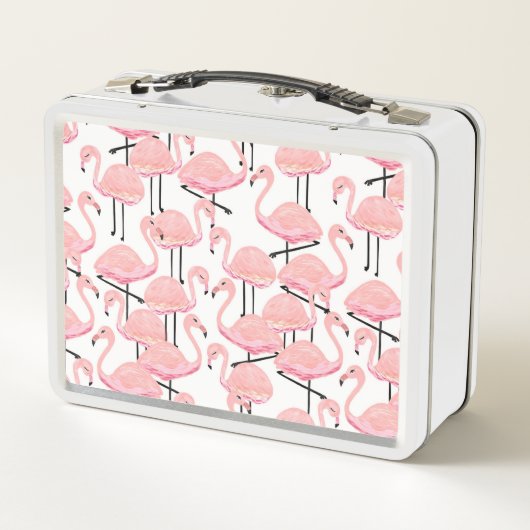 Roze lamingos op maat (Achterkant)