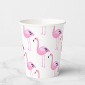 Roze lamingos papieren bekers (Links)