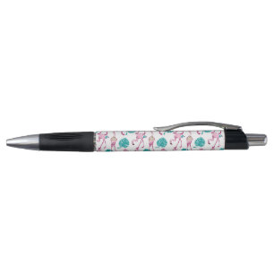 Roze lamingos pen