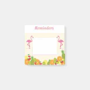 Roze lamingos post-it® notes