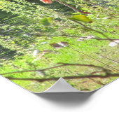 Roze lamingos poster (Hoek)