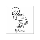 roze lamingos rubberstempel (Afrduk)