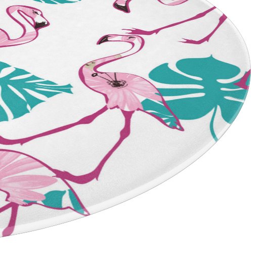 Roze lamingos snijplank (Hoek)