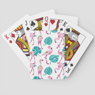 Roze lamingos speelkaarten