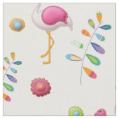 Roze lamingos stof (Close Up)