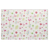 Roze lamingos stof (Fat Quarter)