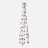 Roze lamingos stropdas (Voorkant)