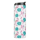 Roze lamingos thermosbeker (Gedraaid links)