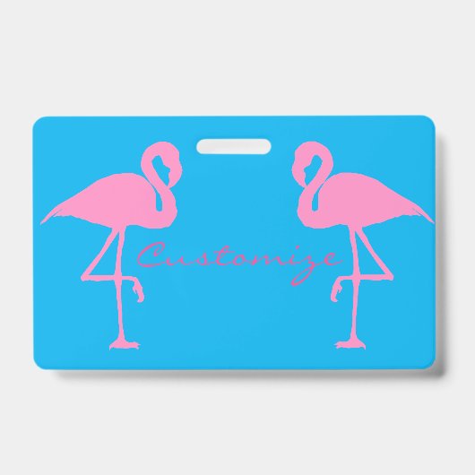 Roze lamingos Thunder_Cove Badge (Voorzijde)