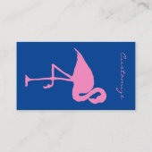 Roze lamingos Thunder_Cove Classic Visitekaartje (Achterkant)