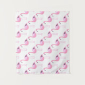 Roze lamingos wandkleed (Voorkant)