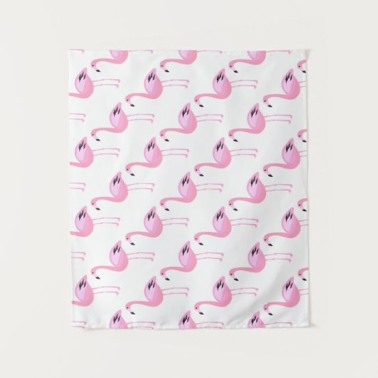 Roze lamingos wandkleed (Voorkant)