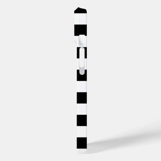 Roze lamingos, zwart, witte strepen Case-Mate iPhone case (Achterkant / Links)