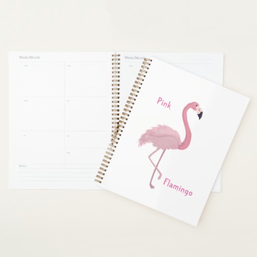 Roze lamingp planner (Display)