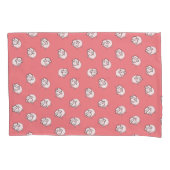 Roze lammeren kussensloop (Voorkant)