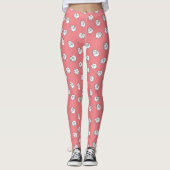 Roze lammeren leggings (Voorkant)