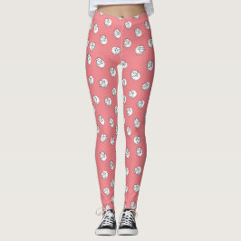 Roze lammeren leggings