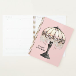 Roze Lamp Wees Een Licht Planner
