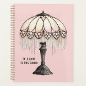 Roze Lamp Wees Een Licht Planner (Voorkant)