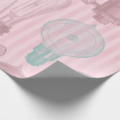  roze lampen Retro Lovers Electricia Cadeaupapier (Hoek)