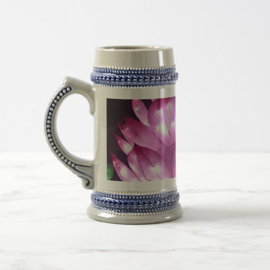 Roze lampjes 22 oz Stein Bierpul (Links)