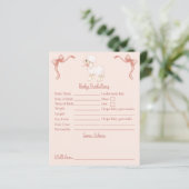 Roze lampjes Baby shower Voordicaties en advies (Staand voorkant)