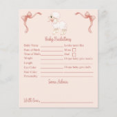 Roze lampjes Baby shower Voordicaties en advies (Voorkant)