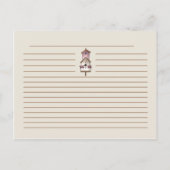 Roze landenkeukenbergkaarten briefkaart (Achterkant)