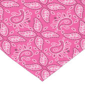 Roze landenpatroontabel korte tafelloper (Hoek)